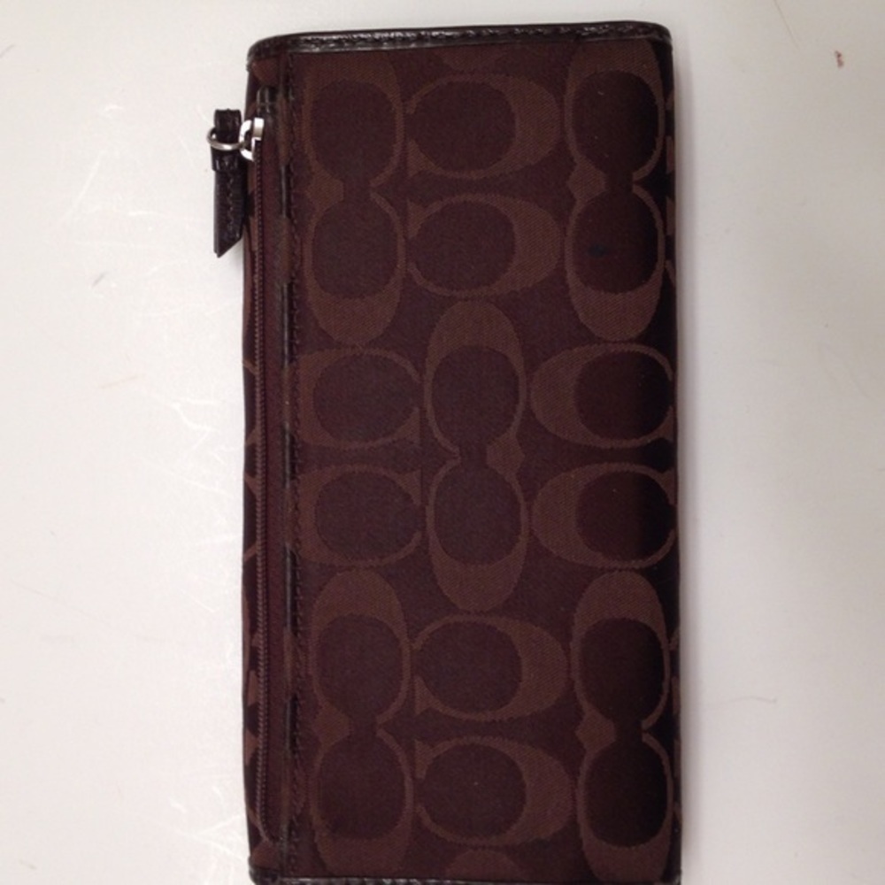 Coach Ashley Brown Signature C Checkbook W View 2